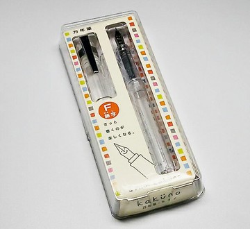 PILOT 百樂 FKA-1SR 微笑鋼筆透明款F尖筆夾版