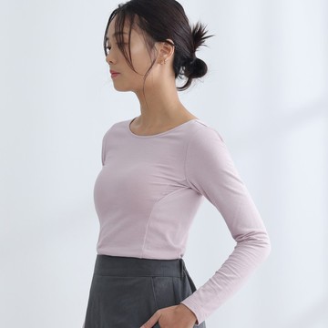 【智慧調溫】33度感溫衣 - 女性圓領長袖