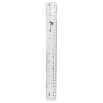 徠福LIFE 塑膠直尺30CM