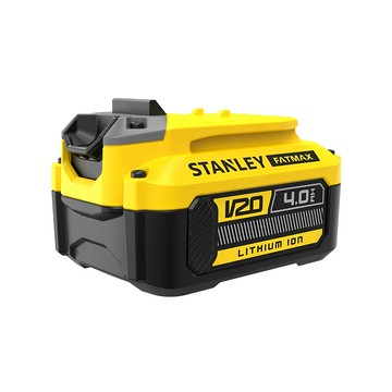 STANLEY TOOLS FATMAX 20V滑軌式鋰電池 4.0Ah (新系統用)  S-SB204  1個
