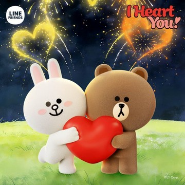 新上架👉KKV新品line friends我喜歡你係列迷你盲抽情侶手辦擺件生日禮物交換禮物 送朋友禮物