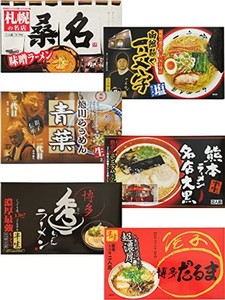 アイランド食品 九州＆北海道ご当地ラーメン6店舗12食詰め合わせセット(青葉 桑名 一文字 大黒 秀ちゃん だるま) お誕生日 お中元 父の日