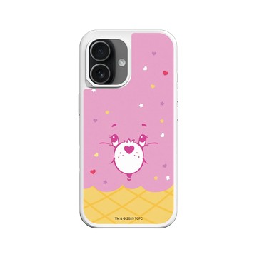iPhone 17 SolidX 白 - Care Bears - 冰淇淋 - Cheer Bear