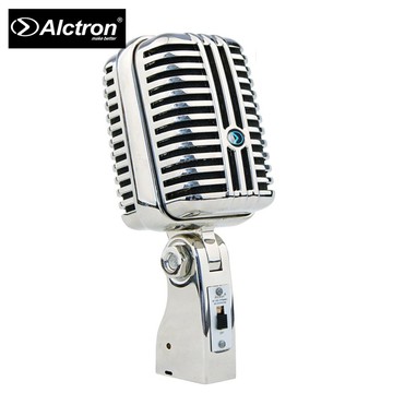 ALCTRON DK1000 專業復古造型動圈麥克風 黑色款 專業的舞台表演演唱及樂器錄音