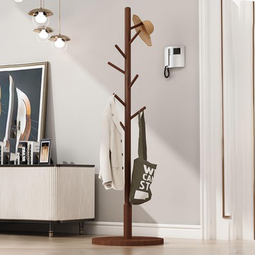 GAGU FEELING Tom 站立式衣帽架  直徑380*高度1750mm  棕色