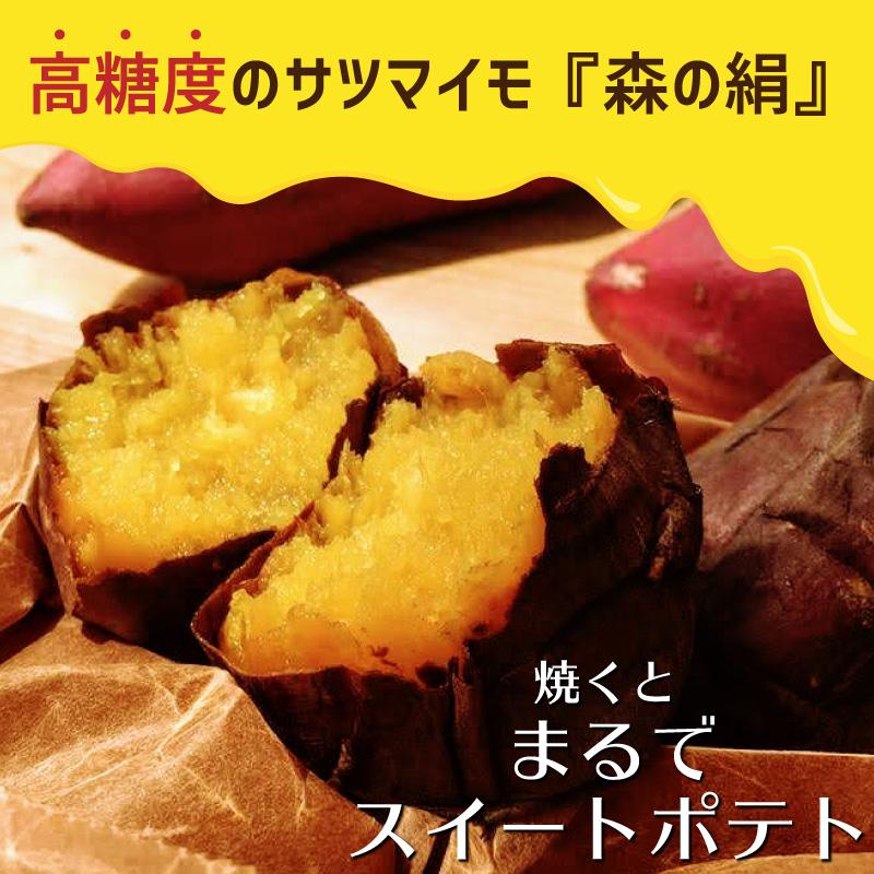 さつまいも 森の絹 サツマイモ  生芋 Mサイズ 2kg  甘すぎて研究対象に! ブランド 熟成 シルクスイート 島根県産 奥出雲 飯南町産 希少  焼き芋  農家直送