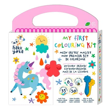 haku yoka 我的啟蒙畫冊組 MY FIRST COLOURING KIT  獨角獸夥伴  1盒
