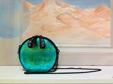 MISSYILIA賽博朋克cyberpunk閃綠小圓包