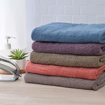 幸福長毛棉浴巾-多色任選