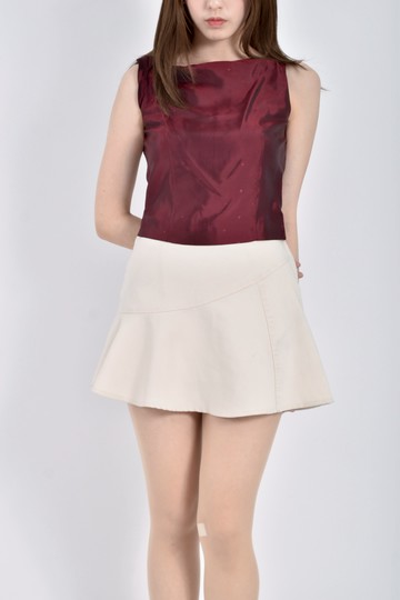 (S) jessica無袖圓領紅色上衣