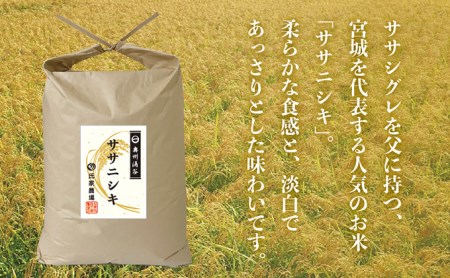 令和5年産 新米・氏家農場のこだわりのお米「ササニシキ」10kg