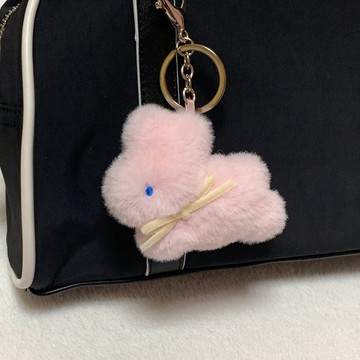 Bunny Popo 娃娃鑰匙圈 (草莓糖)