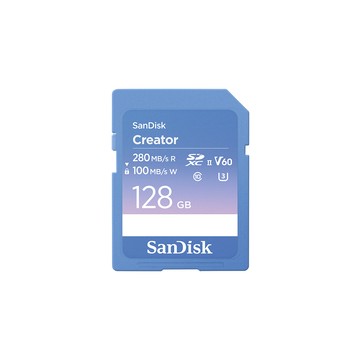 SanDisk CREATOR SD UHS-II 記憶卡 128GB(公司貨)