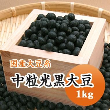 豆 大豆 黒豆 中粒黒豆 北海道産 令和４年産 1kg