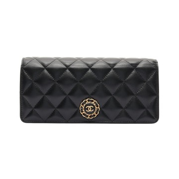 CHANEL 香奈兒 24S Vip Gift 黑色 羊皮 手拿包 金釦 【二手名牌BRAND OFF】