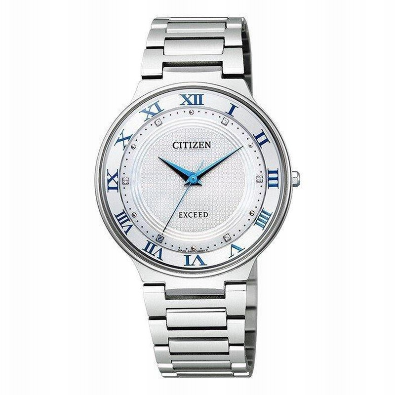 シチズン エクシード AR0080-66D 限定ペアモデル サムシングブルー
