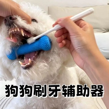 免運🔥狗狗刷牙玩具 寵物玩具 磨牙玩具 耐咬骨頭磨牙棒 寵物潔牙玩具 貓玩具 耐咬玩具 毛絨玩具 狗狗玩具潔齒刷牙輔助