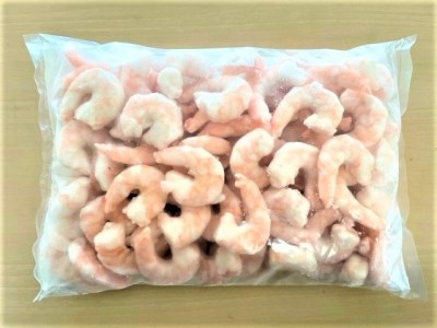 背わた処理済　大粒天然むきえび　1.15kg(正味重量1kg・約50～80尾)・K236-10