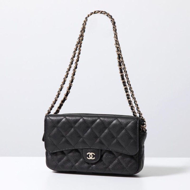 CHANEL シャネル ショルダーバッグ MATELASSE マトラッセ AP2096 B10583 レディース チェーンウォレット フォンケース  キャビアスキン ココマーク 鞄 C3906 | LINEブランドカタログ