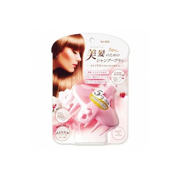 VESS 日本製 美髮清潔梳 頭皮潔淨 共兩入 粉色