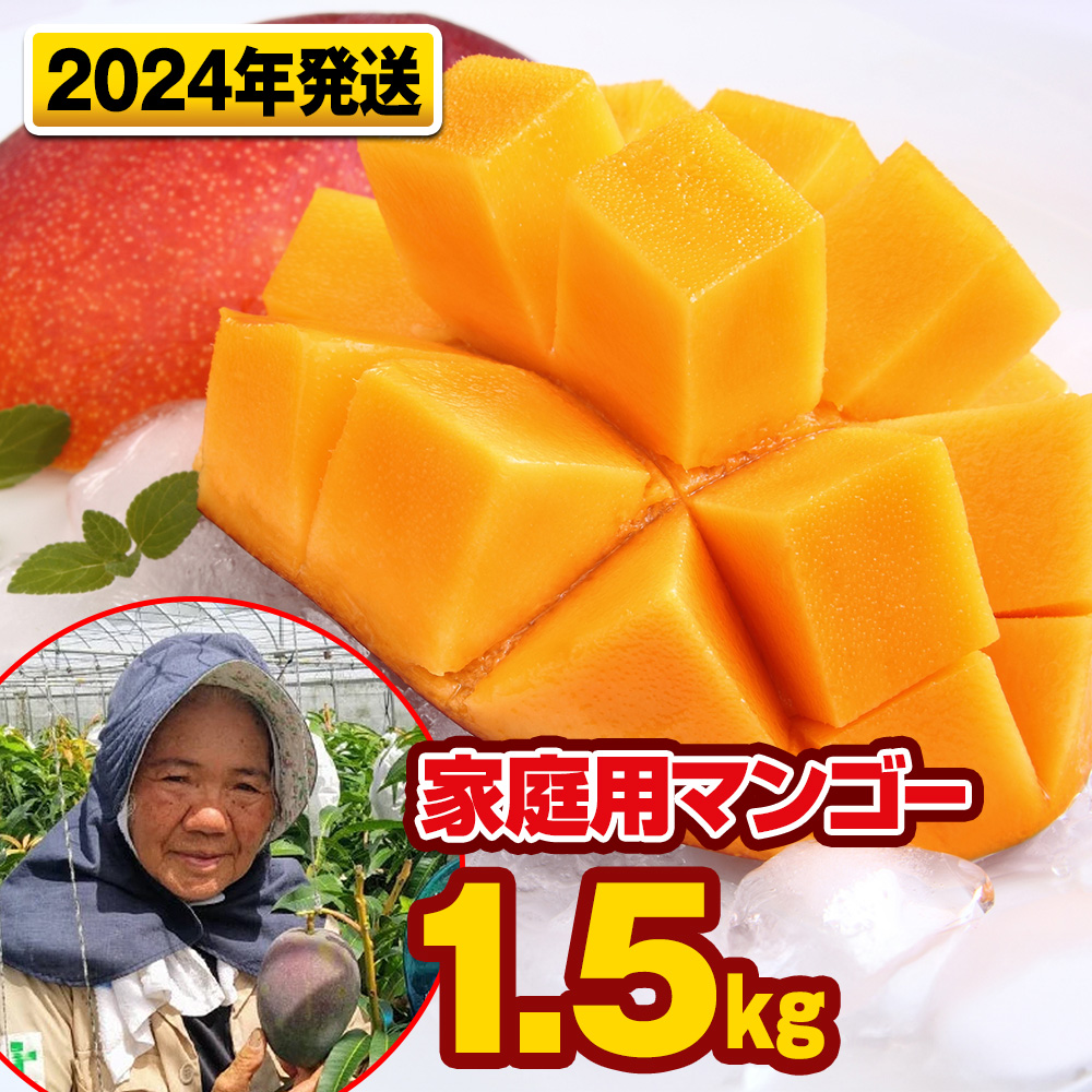 芳醇な香り　とろける食感　家庭用マンゴー1.5kg