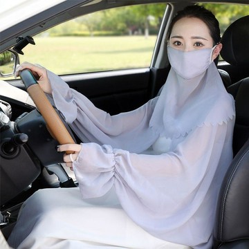 新款【upton】防曬手袖護臂冰絲防曬袖套女夏季開車騎車防紫外線加長手套套袖子