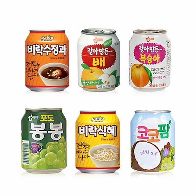 送料無料ヘテ飲料 韓国ジュース 24本セット すりおろし梨ももぶどう シッケ スジョンガ 238ml 通販 Lineポイント最大1 0 Get Lineショッピング