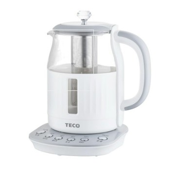 【出清品】11_TECO東元 智能恆溫玻璃電熱養生壺, XYFYK1501W, 22.4 x 20.8 x 26.1