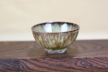 【送禮好物】60ml 戈壁 天目釉 圓滿茶杯 鶯歌名家葉敏祥作品