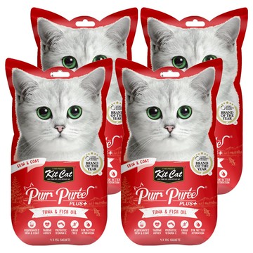 Kit Cat 呼嚕嚕肉泥 關節保健配方  鮪魚  60g  4包