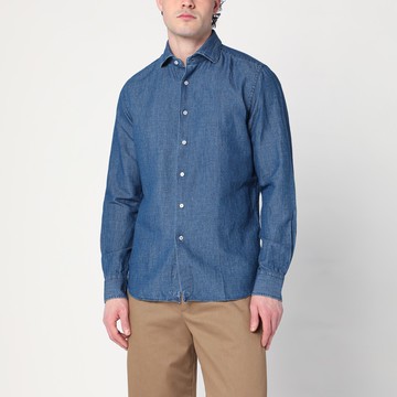 Blue denim Tailor Fit shirt