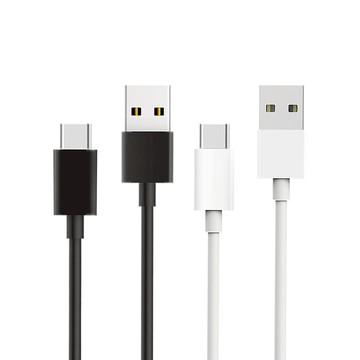 【3入組】60W USB-A 轉 Type-C 1M 3A 充電線 傳輸線 數據線 (ATC310N)-兩色可選 白色