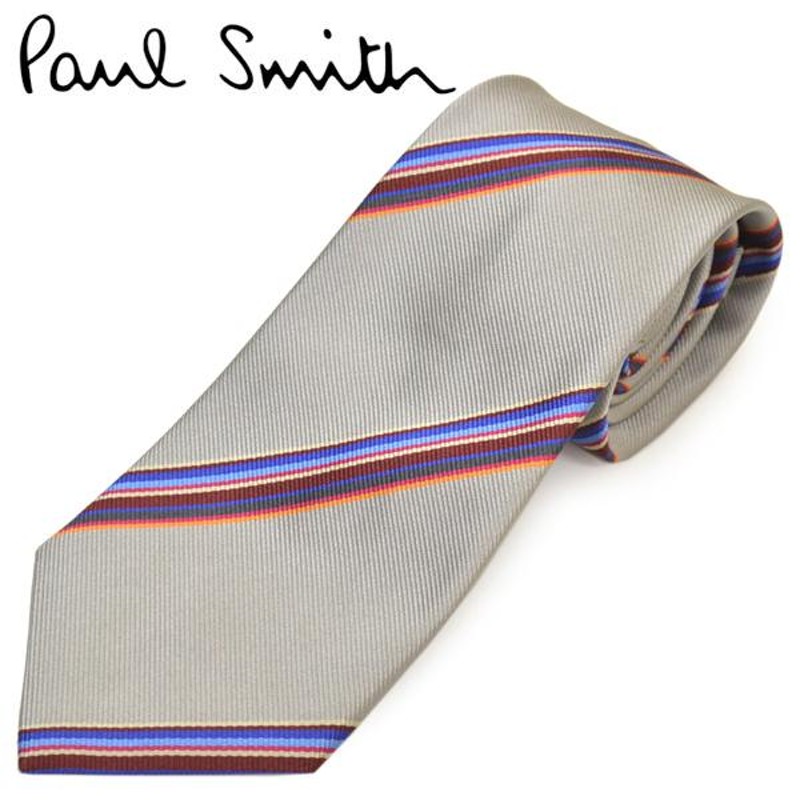 ネクタイ ポールスミス メンズ Paul Smith マルチストライプ柄シルク