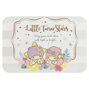 收納王妃 雙子星珪藻地墊 2650g  60 x 39 x 0.9cm  花朵款 米色