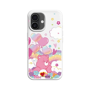iPhone 16 SolidX 白 - Care Bears - Love-a-Lot Bear