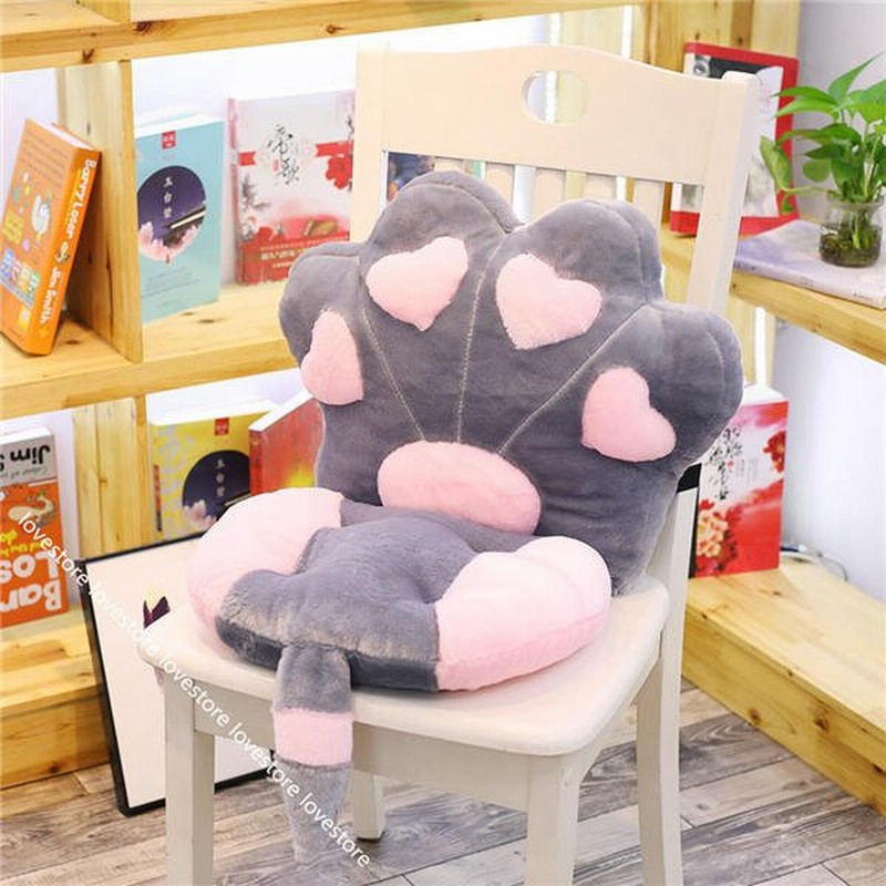 猫爪座布団 背もたれ 背あて かわいい ざぶとん クッション 抱き枕 椅子用 ソファー用 女の子 子供用 体圧分散 低反発 お尻 通販 Lineポイント最大0 5 Get Lineショッピング