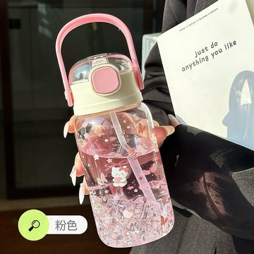 ✨臺灣出貨✨麗貝德夏季水杯大容量便攜吸管水杯女生學生可愛高顏值貓貓水杯