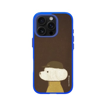 iPhone 16 Pro Clear 激光藍 - Seungyoun Kim - 戴帽子的小狗