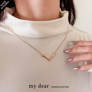 MD韓製/現貨/質感V型項鍊２色【A08250040】