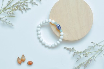 驀然(手環系列)硨磲(8mm):純淨