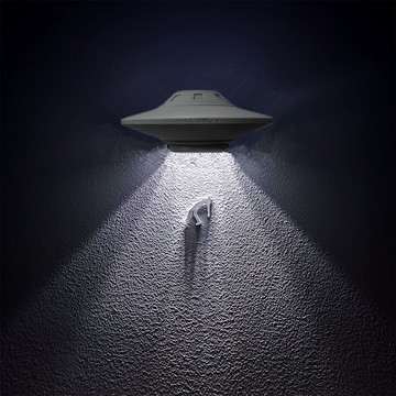 免運🔥本土發貨科幻外星人ufo壁燈裝飾品創意裝飾燈 科幻創意便攜燈 裝飾禮物 生日禮物