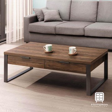 【Hampton 漢汀堡】錫德系列兩抽大茶几