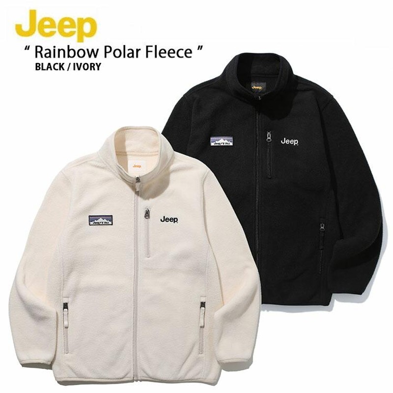 Jeep ジープ フリース ジャケット Rainboe Polar Fleece レインボー