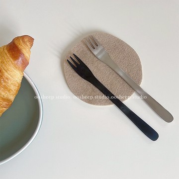 不銹鋼水果叉做舊甜品叉蛋糕叉子家用小叉子