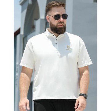 百勝狐大碼休閑肥佬短袖polo衫