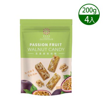 櫻桃爺爺 百香果核桃糕x4入(200g)