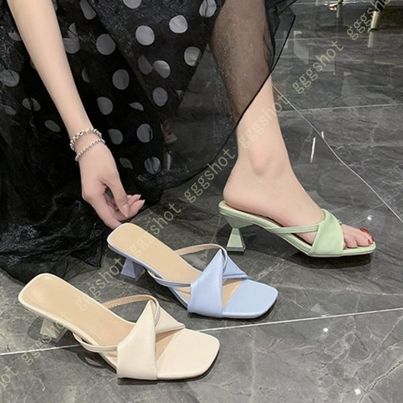 ミュール 歩きやすい ヒールサンダル ローヒール 5センチ 夏 ファッション サンダル チャンキーヒール ミュールサンダル 美脚 通勤 小さいサイズ 大きいサイズ 通販 Lineポイント最大0 5 Get Lineショッピング