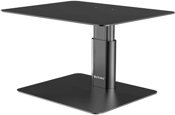 【日本代購】BoYata 螢幕支架 升降式 最大承重15kg 黑色