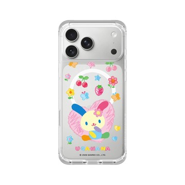 iPhone 17 Pro Max ClearX (MagSafe 兼容) 晶透白 - 三麗鷗-花小兔 Usahana - 塗鴉筆記本