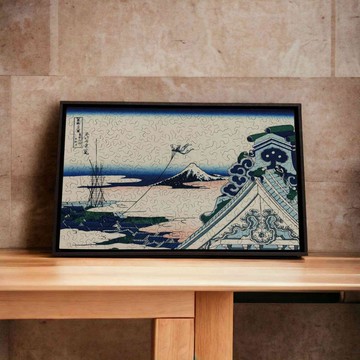 葛飾北齋-東都淺草本願寺【壁虎拼圖】